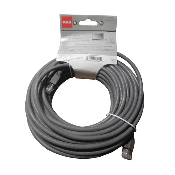 RCA 25-Feet Cat6 Network Cable 250Mhz Ethernet Cable, Gray (TPH632R) - Free Ship - Picture 4 of 5